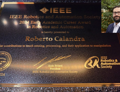 Roberto Calandra erhält IEEE Early Academic Career Award.