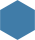 Darkish blue hexagon